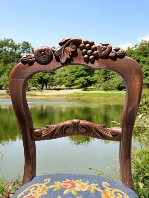 the orchard carving detail the orchard vintage chair